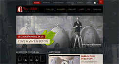 Desktop Screenshot of cuves-a-vin.com